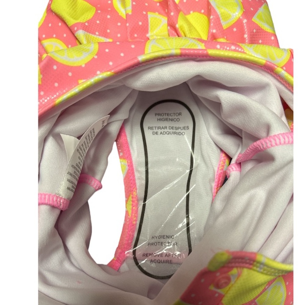 Solo Little Girls One Piece Lemons & Sunshine Bathing Suit, size 4 - Picture 7 of 9
